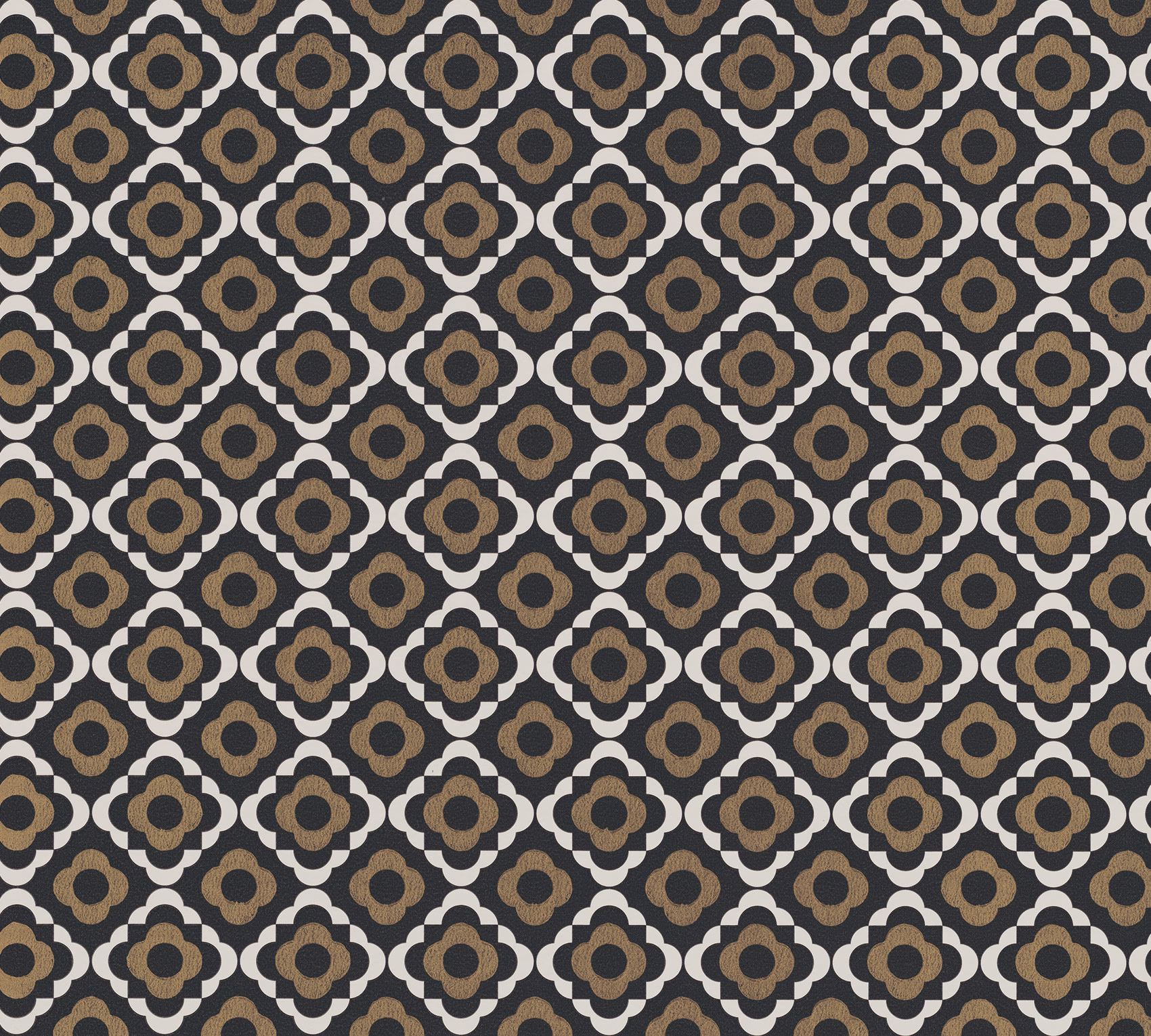 Обои Paint & Paper Library Botany Quatrefoil Kohl 0360QUKOHLZ